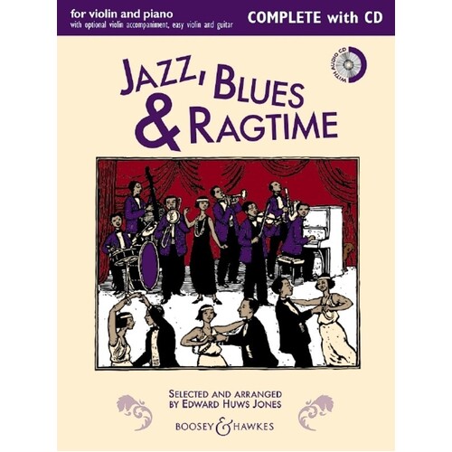 Jazz Blues And Ragtime Violin/Piano Book/CD (New Edition) (Softcover Book/CD)