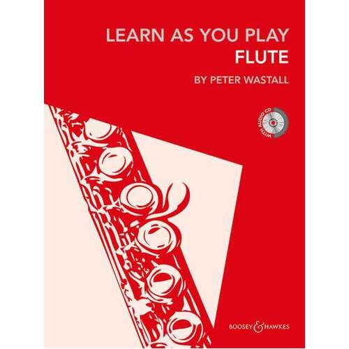 Learn As You Play Flute Revised Softcover Book/CD