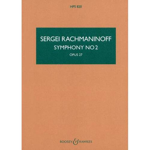 Rachmaninoff - Symphony No 2 Op 27 Study Score Book