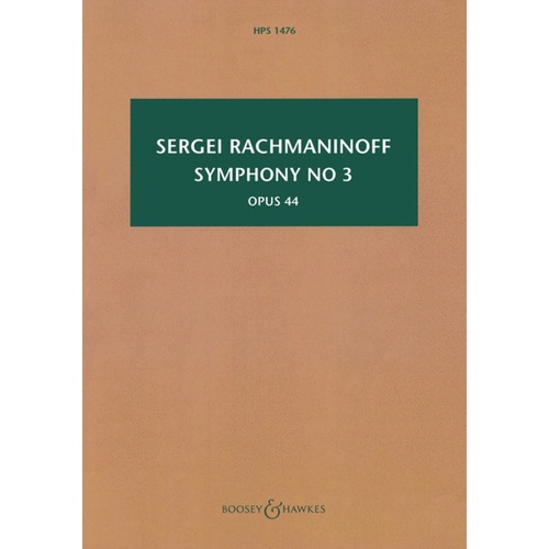 Symphony No 3 Op 44 Study Sc