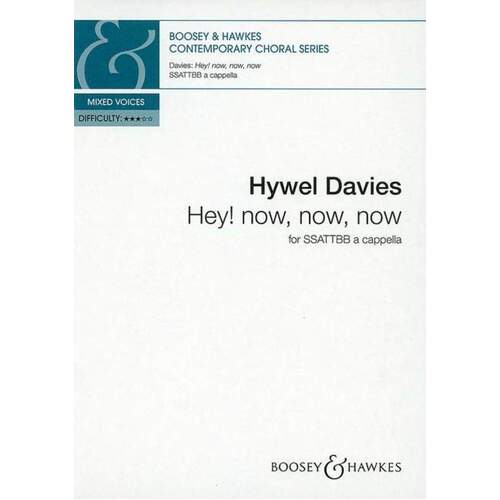 Hey Now Now Now SATB Div A Cappella
