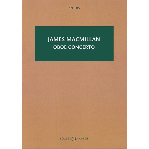 Macmillian - Oboe Concerto Study Score Book
