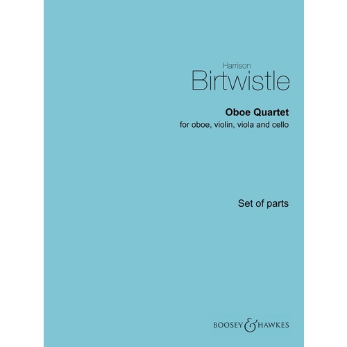 Oboe Quartet Set Of Parts Book