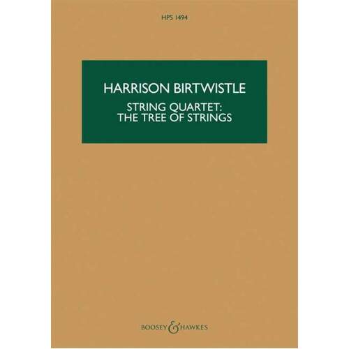 Tree Of Strings String Quartet Study Score Book