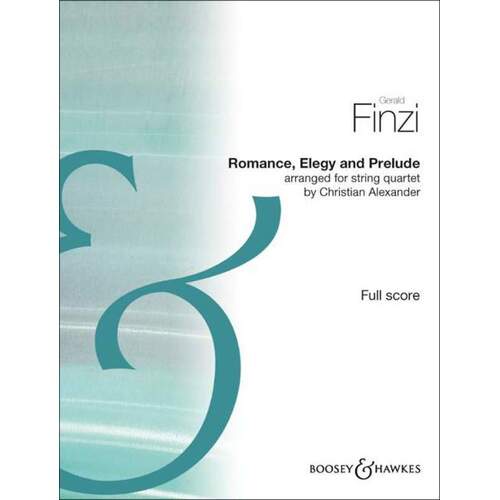 Romance Elegy And Prelude String Quartet (Softcover Book)