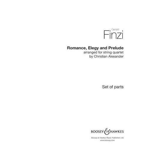 Romance Elegy And Prelude String Quartet (Set Of Parts) Book