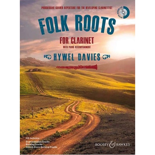 Folk Roots for Clarinet and Piano Book with CD