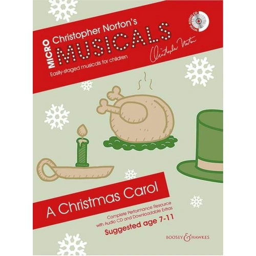 A Christmas Carol Micromusical BK/CD by Christopher Norton