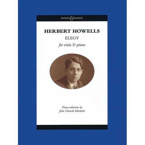 Howells - Elegy Viola/Piano (Softcover Book)