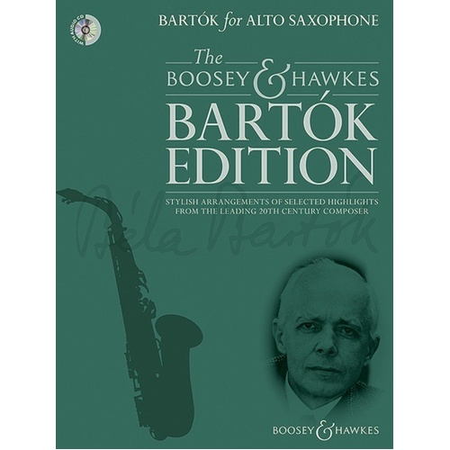 Bartok for Alto Saxophone Book and CD by Boosey & Hawkes