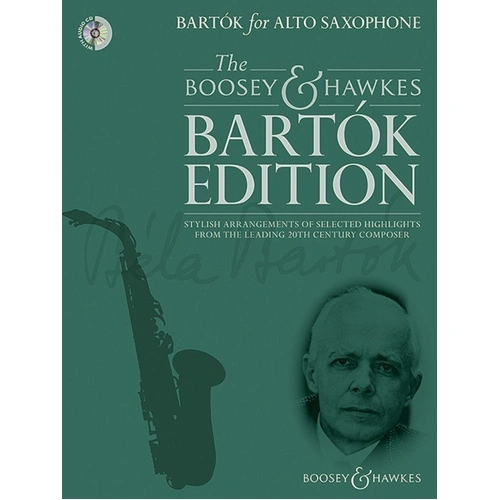 Bartok for Alto Saxophone BK/CD - Boosey & Hawkes