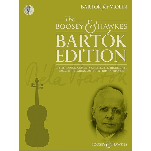 Bartok For Violin Softcover Book/CD