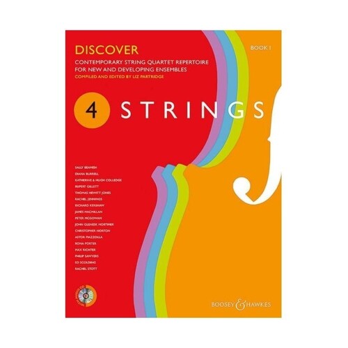4 Strings - Discover Book 1 String Quartet Score/CD (Music Score/CD) Book