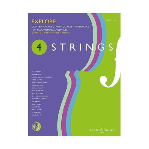4 Strings - Explore Book 2 String Quartet Score/CD (Music Score/CD) Book