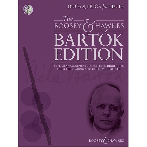 Bartok - Duos And Trios For Flute (Softcover Book/CD)