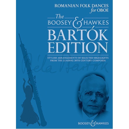 Bartok Romanian Folk Dances for Oboe, arranged by Hywel Davies, Boosey & Hawkes, 28 pages