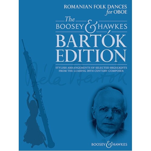 Bartok - Romanian Folk Dances For Oboe (Softcover Book)