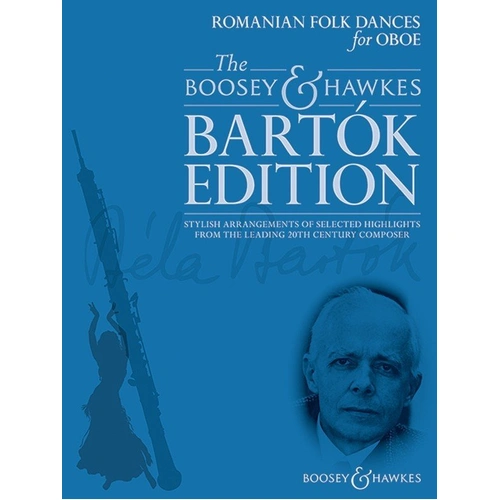 Bartok Romanian Folk Dances for Oboe - Arranged by Hywel Davies, Boosey & Hawkes, 28 Pages