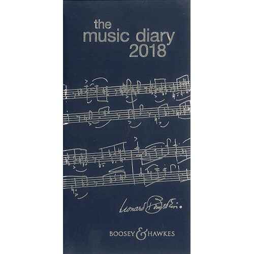 Boosey And Hawkes Music Diary 2018 Blue (Softcover Book)