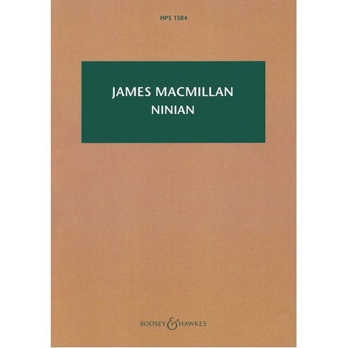 Macmillian - Ninian Clarinet/Orch Study Score Book