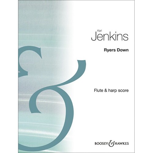 Jenkins - Ryers Down Flute/Harp Score (Softcover Book)
