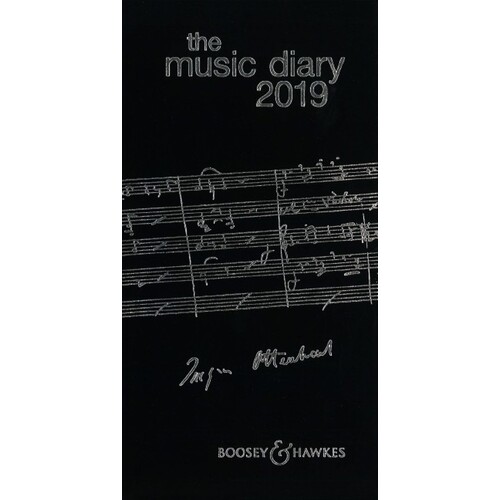 Boosey And Hawkes Music Diary 2019 Black (Softcover Book)