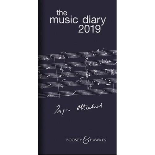 Boosey And Hawkes Music Diary 2019 Blue (Softcover Book)