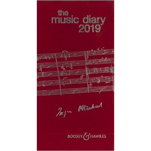 Boosey And Hawkes Music Diary 2019 Red (Softcover Book)
