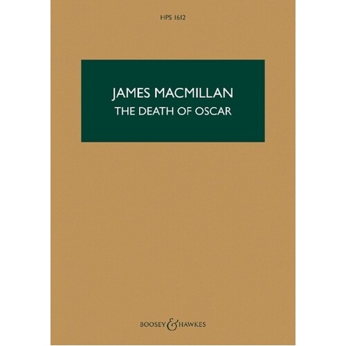 Macmillan - The Death Of Oscar Study Score Book