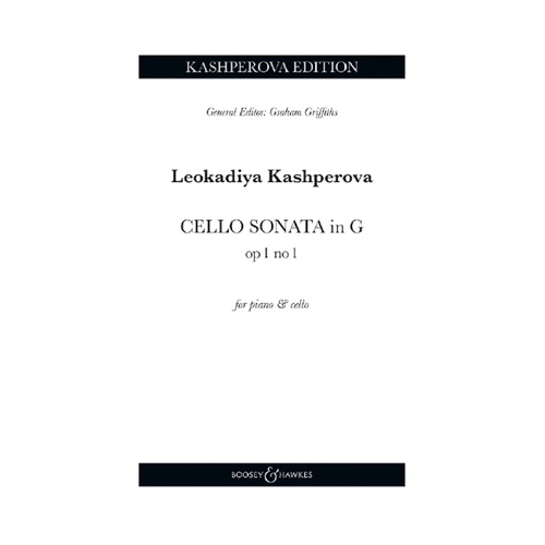 Kashperova - Cello Sonata G Major Op 1 No 1 Cello/Piano Softcover Book (Cello)