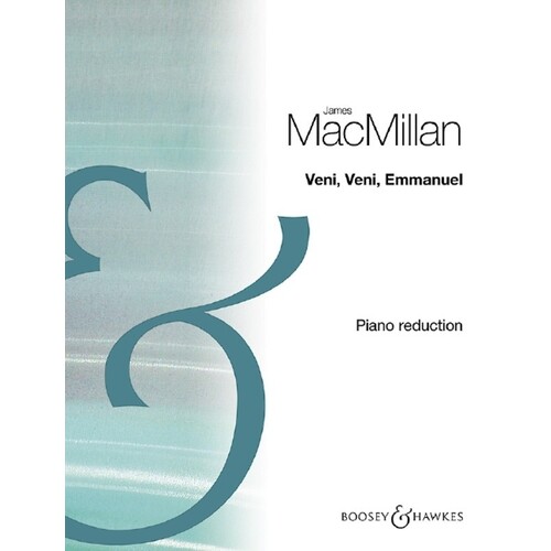 Macmillian - Veni Veni Emmanuel Percussion/Piano (Softcover Book)