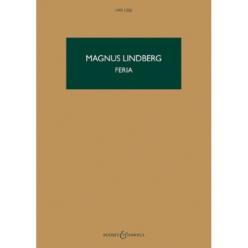 Lindberg - Feria For Orchestra Study Score Book