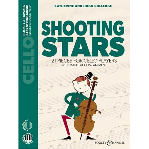 Shooting Stars Cello/Piano Book - New Edition by Boosey & Hawkes