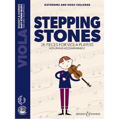 Stepping Stones Viola (New Edition) - Boosey & Hawkes, 32 Pages, Easy String Music Series