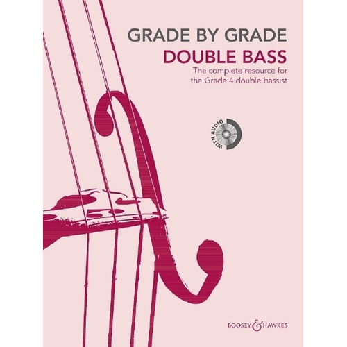 Grade by Grade Double Bass Grade 4 BK/CD by Boosey & Hawkes