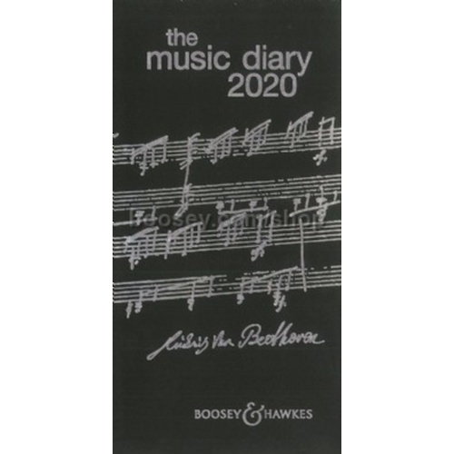 Boosey And Hawkes Music Diary 2020 Black Book