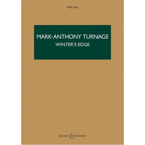 Turnage - Winter's Edge String Quartet Study Score, 24 Pages, Viola & Cello, Boosey & Hawkes, Advanced Performers