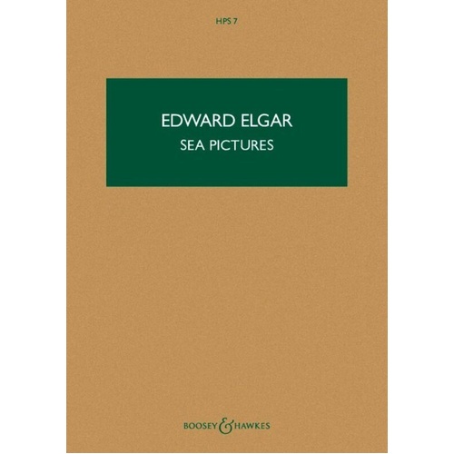 Elgar - Sea Pictures Op. 37 Contralto/Orchestra Study Score