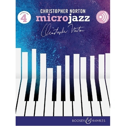Microjazz Collection 4 Piano by Christopher Norton, Boosey & Hawkes, 56 Pages, Easy Pieces in Jazz, Blues, Rock 'n' Roll, Reggae