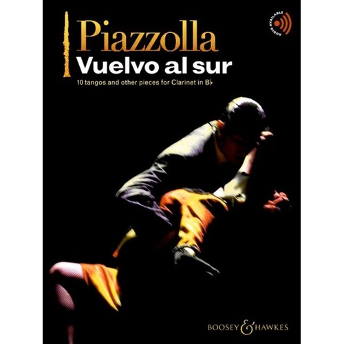 PIAZZOLLA - Vuelvo al Sur 10 Tangos & Others for Clarinet by Hywel Davies