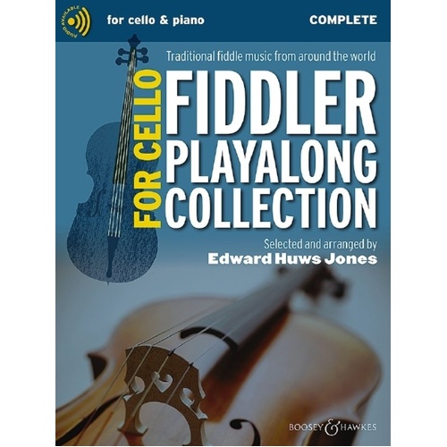 Fiddler Playalong Collection for Cello by Edward Huws Jones, 96 Pages, Boosey & Hawkes, Fiddler Collection Series