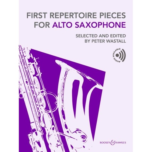 First Repertoire Pieces for Alto Saxophone Book by Boosey & Hawkes, 84 Pages