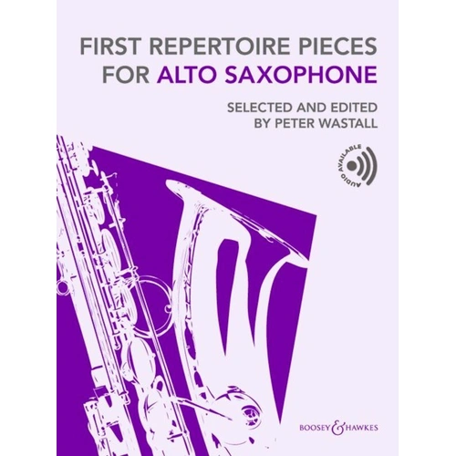 First Repertoire Pieces for Alto Saxophone by Boosey & Hawkes, 84 Pages