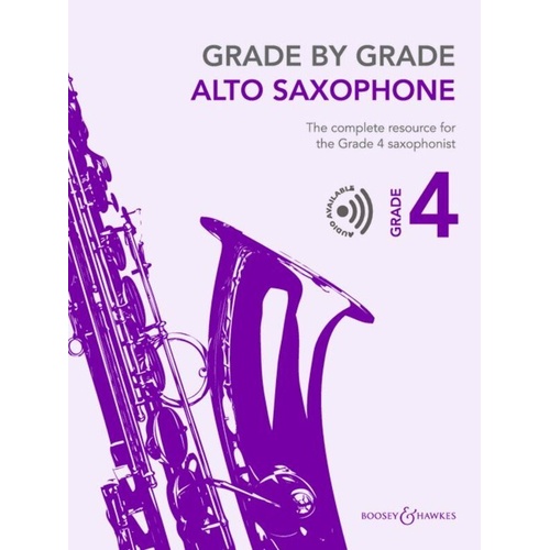 Grade by Grade Alto Saxophone Grade 4 Book