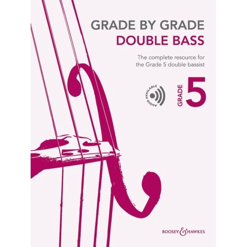 Grade by Grade Double Bass Grade 5 BK/OLA