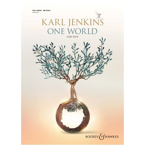 Jenkins One World Vocal Score by Karl Jenkins, Boosey & Hawkes, 144 Pages, Scored for soloists, chorus, and orchestra.