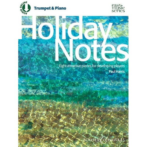 Harris Holiday Notes for Trumpet and Piano, Easy Music Series, 28 Pages
