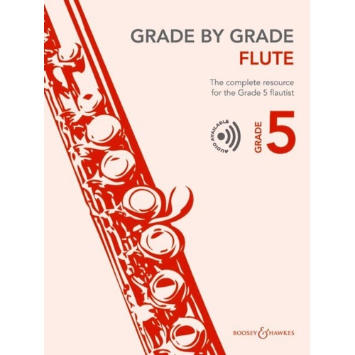 Grade by Grade Flute Grade 5 Book by Boosey & Hawkes