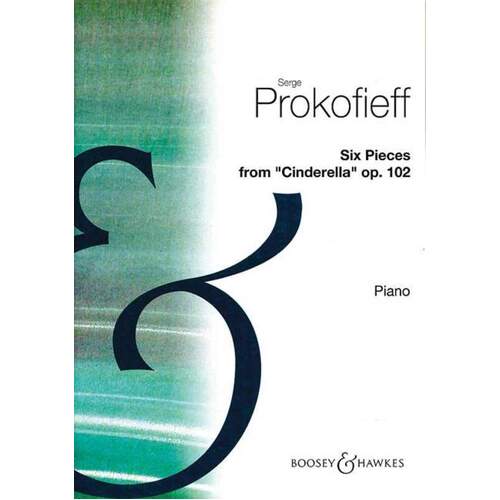 Prokofieff - 6 Pieces From Cinderella Op 102 (Softcover Book)