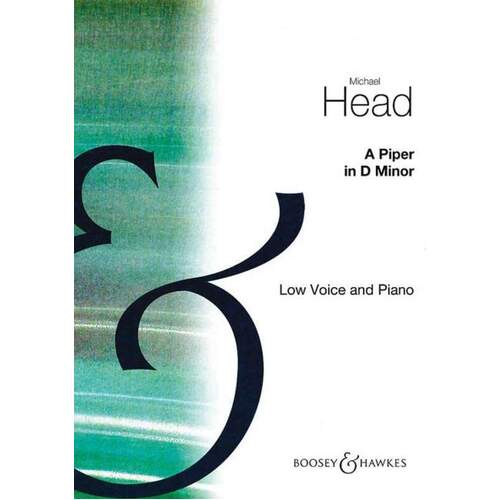 The Piper In D Minor Low Voice & Piano